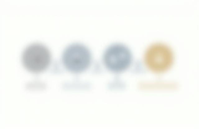 Image abstraite représentant les étapes d'un processus juridique